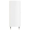 vidaXL Komoda lesklá biela 69,5x34x90 cm spracované drevo