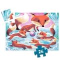 Siluetové puzzle Líška Ginger 24 ks