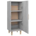 vidaXL Komoda sivý dub sonoma 34,5x34x90 cm spracované drevo