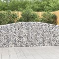 vidaXL Oblúkové gabiónové koše 10 ks 400x30x100/120cm pozinkov. železo