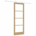 vidaXL Posuvné dvere ORKDAL 78 x 211 cm Prírodná