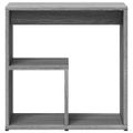 vidaXL Príručný stolík sivý dub sonoma 50x30x50 cm spracované drevo