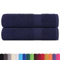 vidaXL Utierky na ruky FROGN 2 ks námornícko modré 50x100 cm 360 g/m²