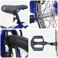 vidaXL BMX Bicykel 16 Palcov pre deti vo veku 5-8 rokov Tmavomodrá