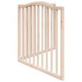 vidaXL Brána pre psa skladacia 2 panely 160 cm topoľové drevo