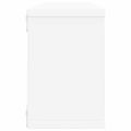 vidaXL Nástenné police 6 ks, biele 60x15x23 cm, kompozitné drevo