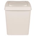 vidaXL Stohovateľné boxy na odpadky 3 ks biele 75 l polypropylén