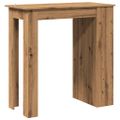 vidaXL barový stôl s úložným stojanom Artisan Dub 102x50x103,5 cm