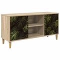 vidaXL TV skrinka ELBURG 102 x 33 x 50 cm Sonoma Kompozitné drevo