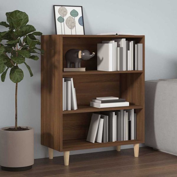 vidaXL Komoda hnedý dub 69,5x32,5x90 cm spracované drevo