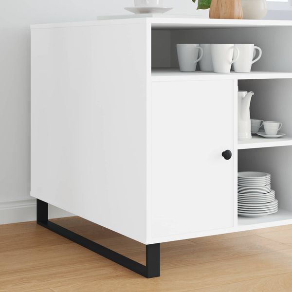 vidaXL Nohy nábytku 2 pcs Čierna 796 x 40,5 x 100 mm Železo