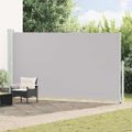vidaXL Zaťahovacia bočná markíza na terasu 200x514 cm sivá