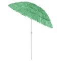 vidaXL Plážový slnečník Hawaii, zelený 180 cm