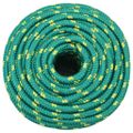 vidaXL Lodné lano zelené 14 mm 250 m polypropylén