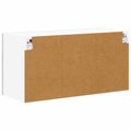 vidaXL Nástenný sklenený kabinet LUCCA Sivá sonoma 80 x 31 x 40 cm