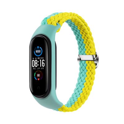 Braided band smart band M3/M4/M5/M6 mint-yellow