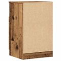 vidaXL Nočný stolík staré drevo 40x36x65 cm kompozitné drevo