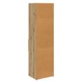 vidaXL Highboard Remeselný dub 50 x 42,5 x 185 cm Kompozitné drevo