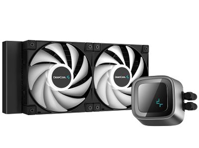 DEEPCOOL vodný chladič LS520 / 2x120 mm fan / ARGB / Intel i AMD Vodný chladic, pre CPU, pre Intel i AMD, 2x 120mm ARGB ventilátor, socket 2066, 2011-3, 2011, 1700, 1200, 115x, sTRX4, sTR4, AM5,