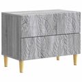 vidaXL Nočný stolík Sivý Sonoma 62 x 34,5 x 48 cm Kompozitné drevo