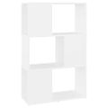 vidaXL Knižnica deliaca stena biela 60x24x94 cm drevotrieska