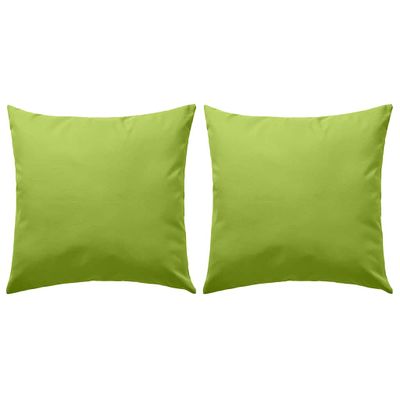 vidaXL Vankúše do exteriéru 4 ks jablkovo-zelené 45x45 cm