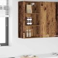 vidaXL Závesná skrinka Staré drevo 40 x 29,5 x 80 cm Kompozitné drevo