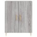 vidaXL Vysoká skrinka sivý dub sonoma 69,5x34x180 cm spracované drevo