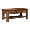 vidaXL Konferenčný stolík staré drevo 102x55x42 cm kompozitné drevo