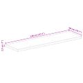 vidaXL Stolová doska 120x50x2,5 cm obdĺžnik masívna akácia