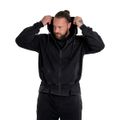 Mikina Zip Washed Black - STRIX, veľkosť L