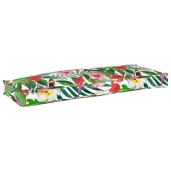 vidaXL Podložka Kvetinový Viacfarebný 110 x 40 x 8 cm Oxfordská látka
