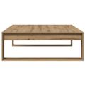 vidaXL Konferenčný stolík dub artisan 100x100x35 cm kompozitné drevo