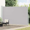 vidaXL Zaťahovacia bočná markíza na terasu 220x514 cm sivá