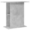 vidaXL Stojan na akvárium betónový sivý 75x36x72,5 cm kompozitné drevo