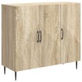 vidaXL Servírovacia skriňa Dub sonoma 89 x 34,5 x 80 cm