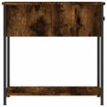 vidaXL Nočné stolíky 2 ks dymový dub 30x60x60 cm kompozitné drevo