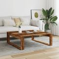 vidaXL Konferenčný stolík staré drevo 100x100x35cm drevotrieska