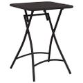 vidaXL Bistro stôl Antracit 55 x 55 x 72,5 cm Práškovaná oceľ