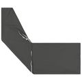 vidaXL Poťah na podložku 2 pcs HEERLEN Antracitová 40 x 145 cm