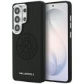 Puzdro Karl Lagerfeld perforované KL MagSafe pre Samsung Galaxy S26 Ultra čierne