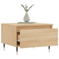 vidaXL Konferenčné stolíky 2 ks dub sonoma 50x46x35cm kompozitné drevo