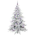 vidaXL Umelý Sklápací Vianočný Stromček Biela 180 cm PVC a oceľ