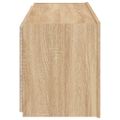 vidaXL TV nástenná skrinka s LED svetlami dub sonoma 100x35x41 cm