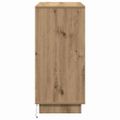 vidaXL LED komoda Remeselný dub 71 x 34,5 x 75 cm Kompozitné drevo