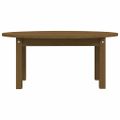 vidaXL Konferenčný stolík medovo-hnedý 80x40x35 cm borovicový masív