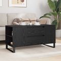vidaXL Konferenčný stolík Čierny dub 102 x 44,5 x 50 cm