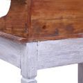 vidaXL Písací stôl so zásuvkami 90x50x101 cm, mahagónový masív