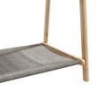 vidaXL Vešiak na oblečenie s policami 106x34x102 cm bambus