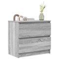 vidaXL TV skrinka Grey Sonoma 60x35x54 cm Engineered Wood